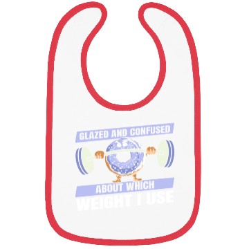 Discover Fitness Donut Funny Donut Gym Bibs