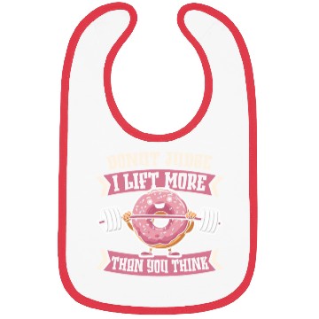 Discover Fitness Donut Funny Donut Gym Bibs