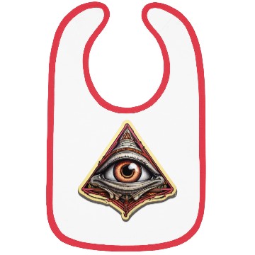 Discover Illuminati one eye symbol of freedom world society Bibs