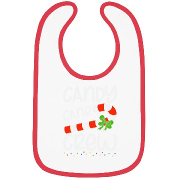 Discover Candy Cane Crew Funny Christmas Bibs