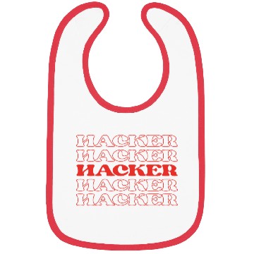 Discover Hacker Cybercriminal Security Breacher Cyber Bibs