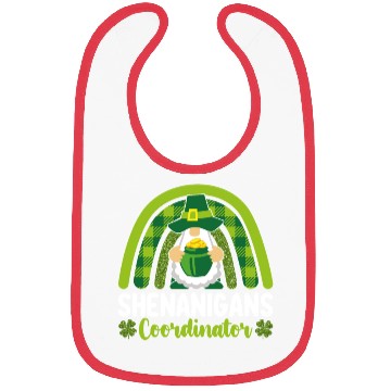 Discover Shenanigans Coordinator Gnomes St Patrick's Day Bibs