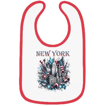 Discover New York Christmas Spirit Bibs