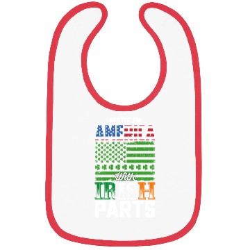 Discover Made in America with Irish Parts St Patrick's Day Bibs