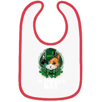 Discover St Catricks Day Cat Lovers St Patrick's Day Bibs