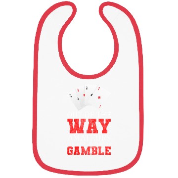 Discover Player Deck Poker Face Bibs