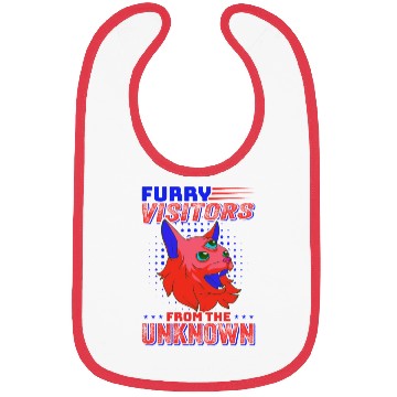 Discover Cat Alien, Aliens, UFO, UAP, Space Unknown Flight Bibs