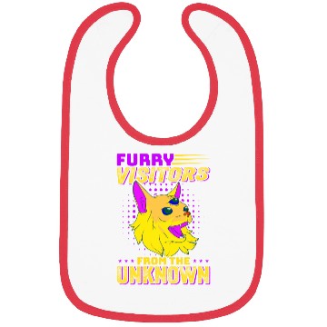 Discover Cat Alien, Aliens, UFO, UAP, Space Unknown Flight Bibs