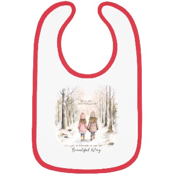 Discover Cute Kids In Winter Wonderland Bibs