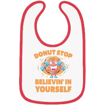 Discover Fitness Donut Funny Donut Gym Bibs