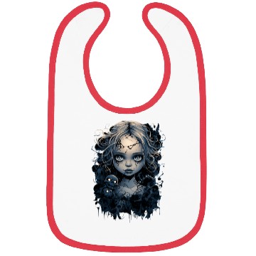 Discover Gothic Girl Halloween Fantasy Dark Bibs