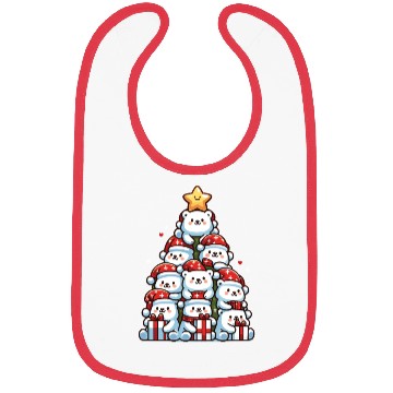 Discover Polar Bear Christmas Tree Merry Christmas Bibs
