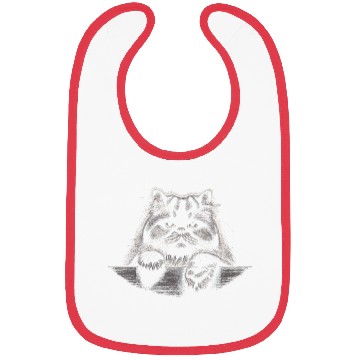 Discover persian More Treats 9 - Cute realistic cat drawing Bibs