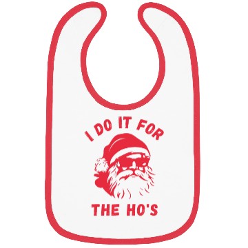 Discover I do it for the Ho's - Funny Christmas Xmas Design Bibs