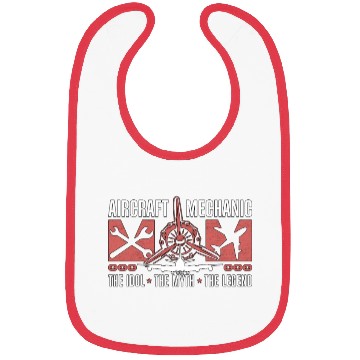 Discover Aircraft Mechanic Mom The Idol Airplane Engineer Bibs