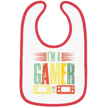 Discover Im a gamer Bibs