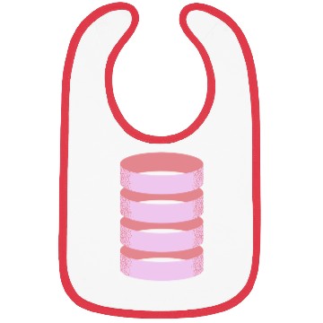 Discover Cylinder Modern Neon Shape Bibs
