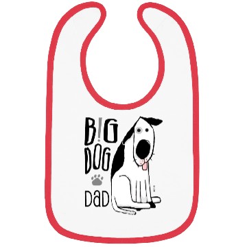 Discover Big Dog Dad Bibs
