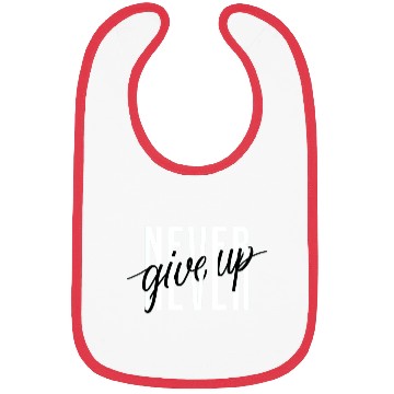 Discover Never Give Up Bibs