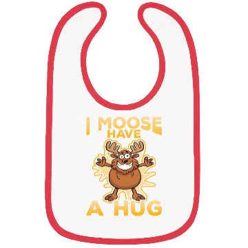 Discover I Moose Have A Hug Funny Elk Moose Bibs