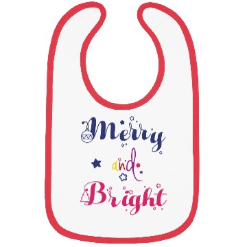 Discover Merry and Bright Christmas Bibs