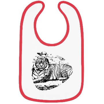 Discover Street art - tiger Bibs
