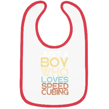 Discover Just A Boy Who Loves Math & Speed Cubing Bibs