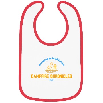Discover CAMPING IS MEDITATION Bibs
