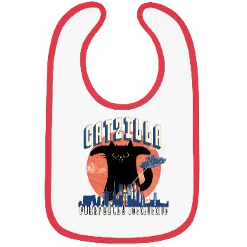 Discover Catzilla king of cats,movie parody Bibs