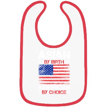 Discover Asian American US Flag Bibs