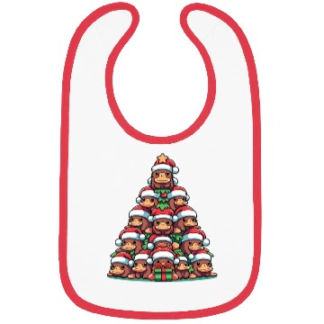 Discover Schnabeltier Christmas Tree Merry Christmas Bibs