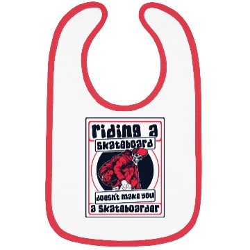 Discover Riding Skateboard Doesn't Make Skateboarder Bibs