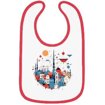Discover Abstract city Bibs