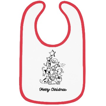 Discover Cat lovers christmas Bibs