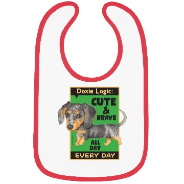 Discover Dachshund Logic Bibs
