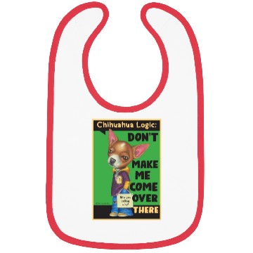 Discover Chihuahua Logic Bibs