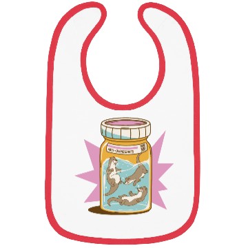 Discover Joyful Otter Jar Bibs