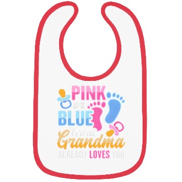 Discover Gender Reveal For Great Grandma Bibs