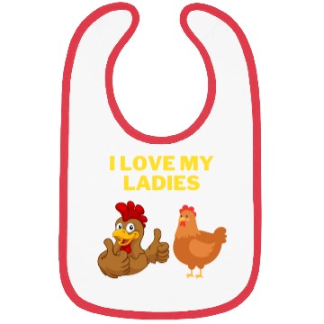 Discover I love My Ladies Bibs