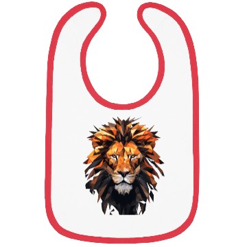 Discover Geometric Lion Animation Bibs