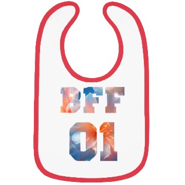 Discover Flower Best Friends for 3 - BFF 01 Bibs