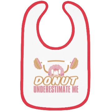 Discover Fitness Donut Funny Donut Gym Bibs