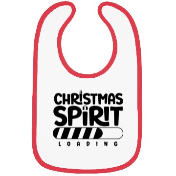 Discover Christmas spirit loading , Funny , Digital Art Bibs