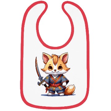 Discover Samurai Paws Bibs