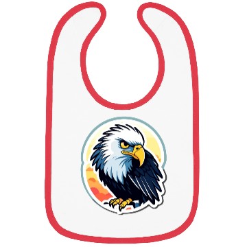 Discover Eagle Bird Illustraion Bibs