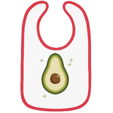 Discover Avocado Green Stars Bibs