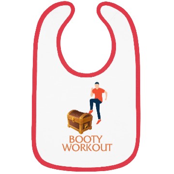 Discover Gym Bibs, Booty Workout Pirate's Treasure Chest