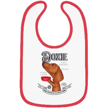 Discover Vintage Dachshund Wanting more Treats Bibs