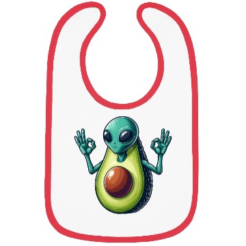 Discover Avocado alien Bibs