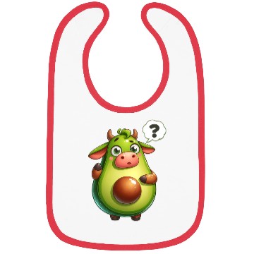 Discover Avocado cow Bibs